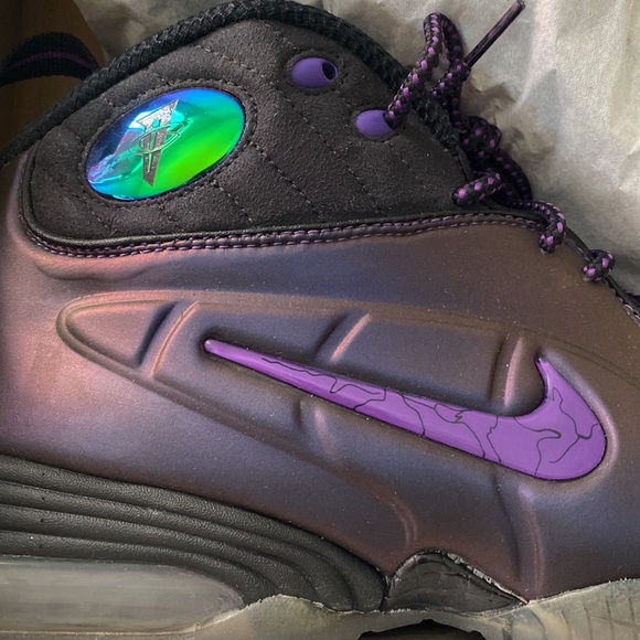 🍆 2010 Nike Air 1/2 Cent Eggplant PENNY HARDAWAY - Mens 9.5 DEADSTOCK 🍆 - Picture 14 of 14